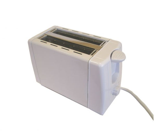 Milenco Swiss Luxx White Toaster β 2-Slice β 700 W Low-Wattage β White