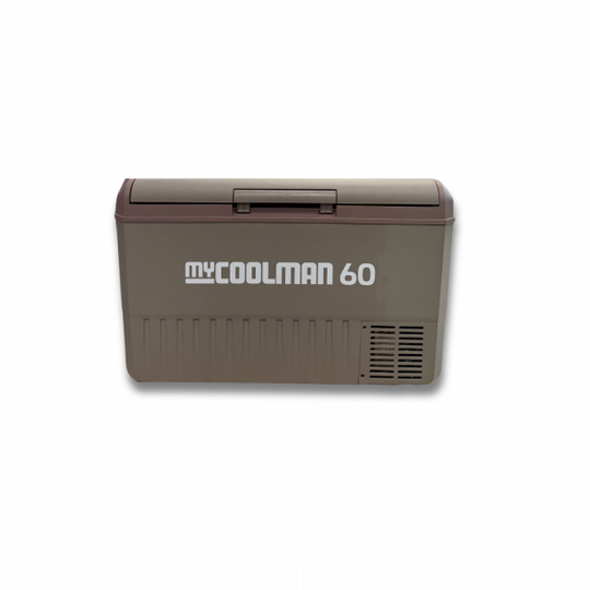 myCOOLMAN 60L Portable Fridge/Freezer – Single Zone – 12/24V DC + 240V AC – Bluetooth App Control