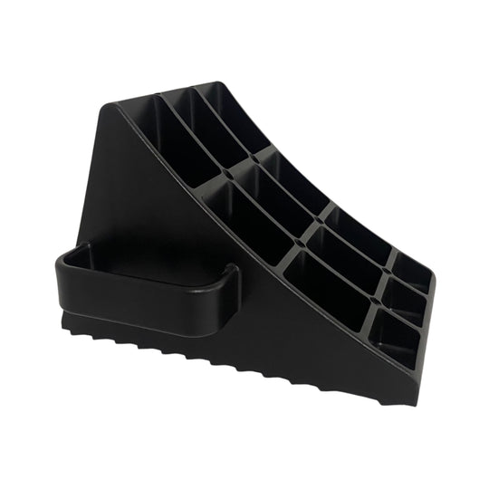 Milenco MGI Wedge Level Chock – Extra Wide Caravan & Motorhome Wheel Chock with Side Handle