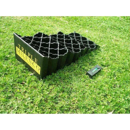 Milenco Triple 3 Caravan Level – Single Ramp with Super Level Indicator