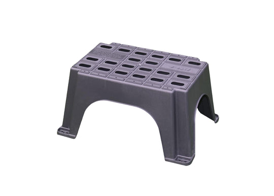 Milenco MGI Single Plastic Step β Non-Slip Caravan & Motorhome Step (200kg, Recycled, Made in UK)