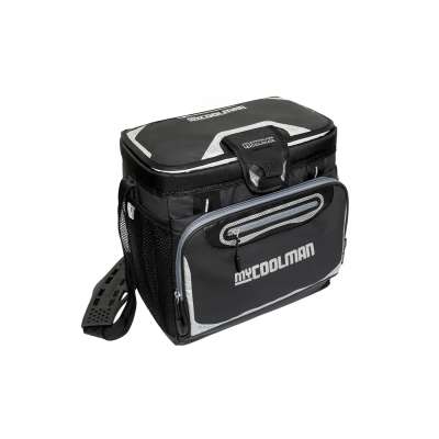 myCOOLMAN 16-Can Zipperless Cooler – 10 L Soft Cooler with Flip-Open Lid – Shoulder Strap