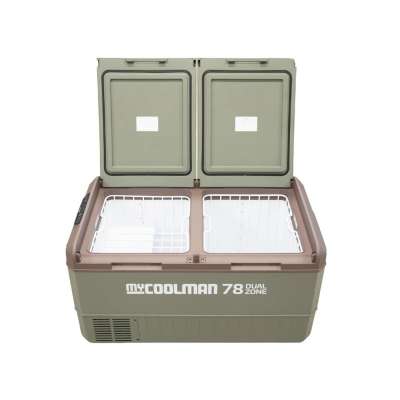 myCOOLMAN 78L Icebox – Large Heavy-Duty Hard Cooler with Drain Plug, Tie-Down Points & Bottle Opener