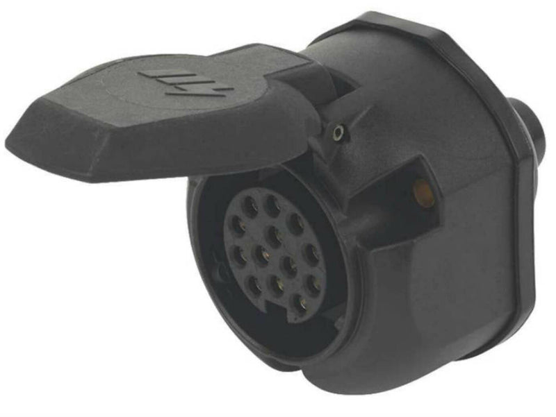 Milenco 12V 13 Pin Plastic Socket – Caravan & Trailer Towing Connector