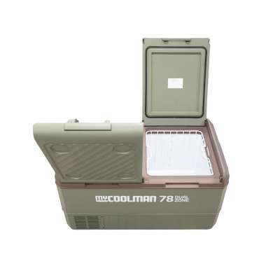 myCOOLMAN 78L Icebox – Large Heavy-Duty Hard Cooler with Drain Plug, Tie-Down Points & Bottle Opener