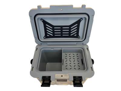 myCOOLMAN 16L Icebox – Compact Hard Cooler with Baskets, Dry-Store Lid & Bottle Opener