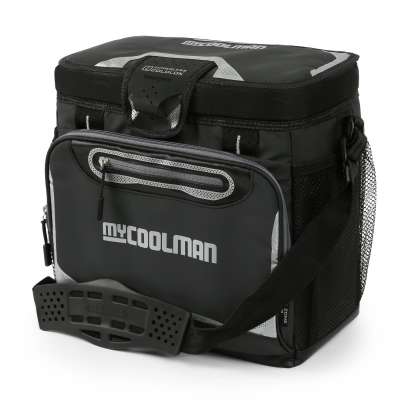 myCOOLMAN 16-Can Zipperless Cooler – 10 L Soft Cooler with Flip-Open Lid – Shoulder Strap