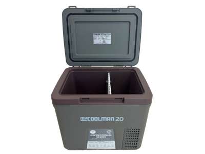 myCOOLMAN 20L Portable Fridge/Freezer – Single Zone – 12/24V DC + 240V AC – Compact & Lightweight