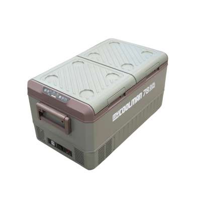 myCOOLMAN 78L Icebox – Large Heavy-Duty Hard Cooler with Drain Plug, Tie-Down Points & Bottle Opener