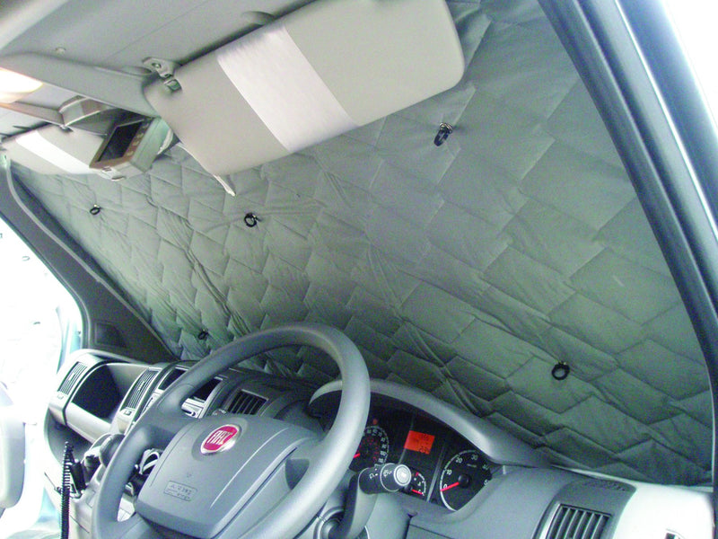 Milenco Universal Internal Thermal Blind – 3-Piece Cab Screen Set – Insulation, Privacy & Condensation Control