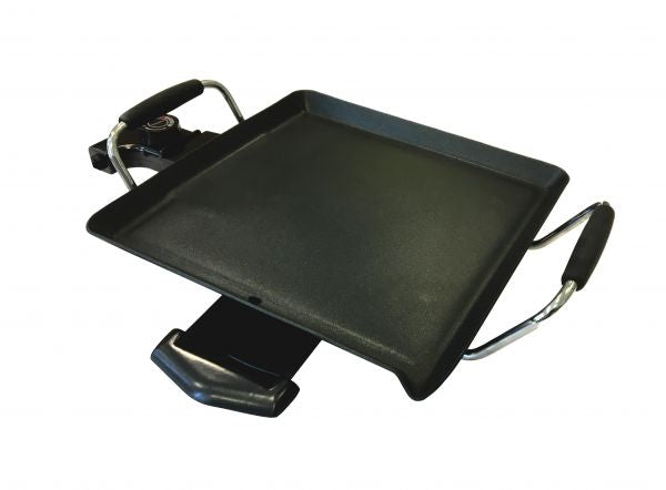 Milenco Swiss Luxx Teppanyaki Grill – 800 W – Compact Non-Stick Hot Plate with Drip Tray