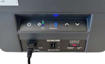 myCOOLMAN CEP47 – 47 L Portable Compressor Fridge/Freezer – Single Zone – 12/24V DC + 240V AC