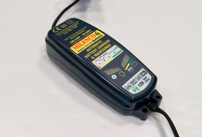 Milenco OptiMate 6 – 12V Smart Battery Charger, Maintainer & Desulfator