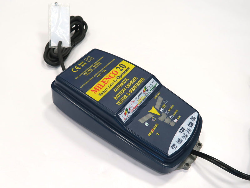Milenco OptiMate 20 – 12V Smart Battery Charger, Maintainer & Power Supply