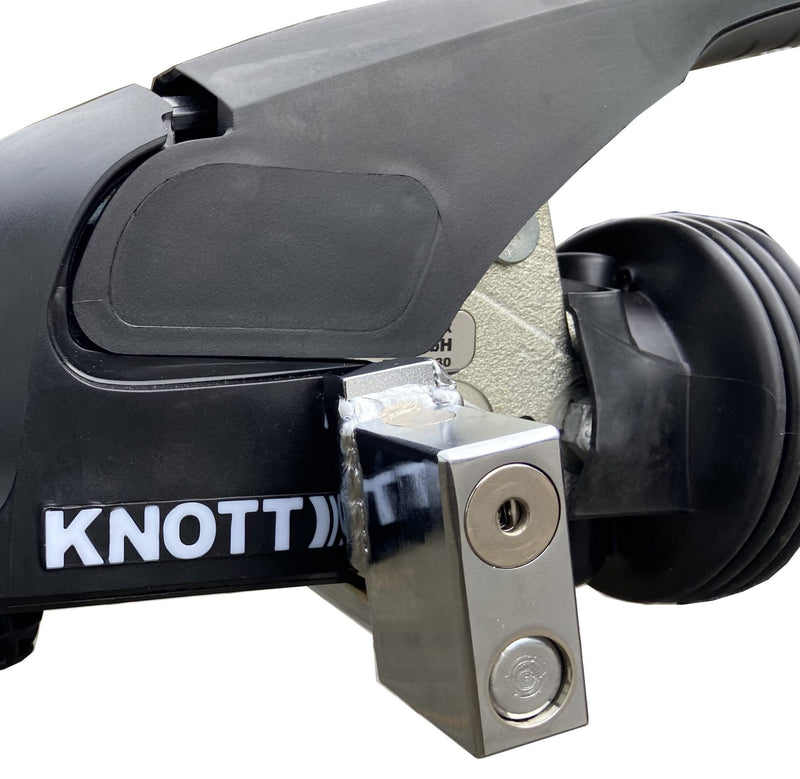 Milenco Compact Knott Stabiliser Hitchlock KS 25/30/35 – SCM MP03 Approved, Heavy-Duty Anti-Theft for Hobby & Eriba