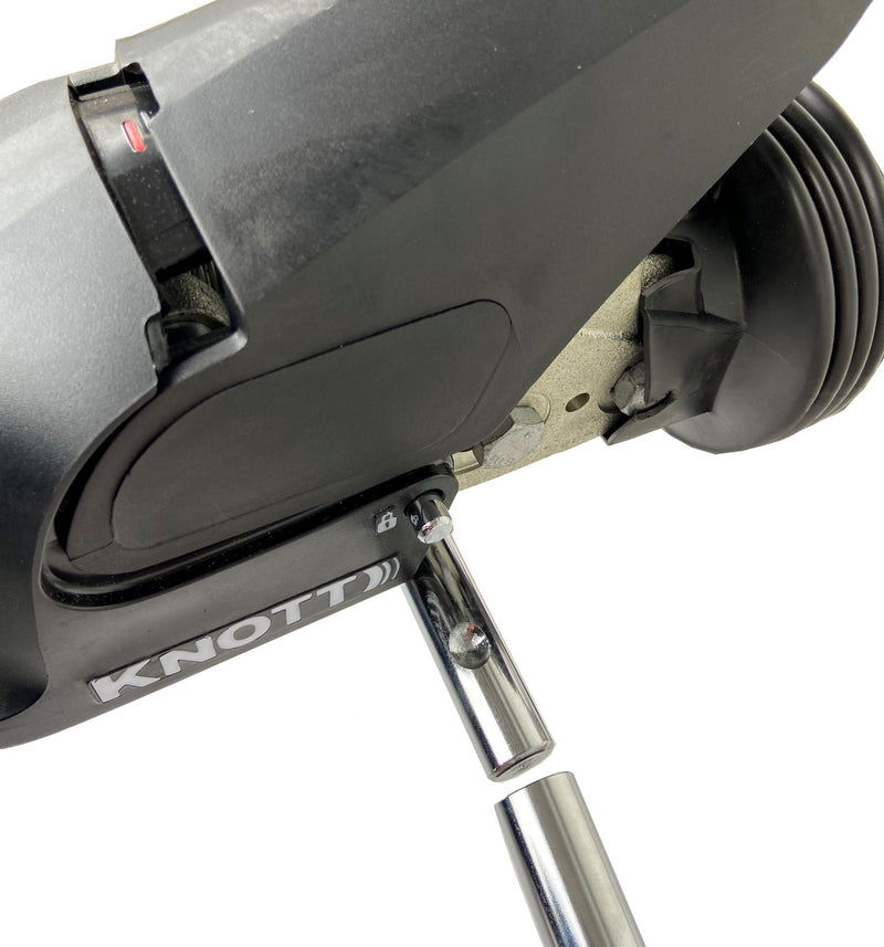 Milenco Compact Knott Stabiliser Hitchlock KS 25/30/35 – SCM MP03 Approved, Heavy-Duty Anti-Theft for Hobby & Eriba