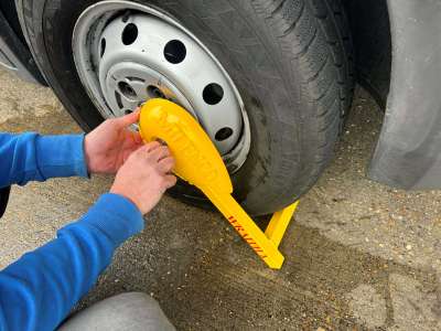 Milenco Wraith 3 Motorhome Wheel Lock Clamp