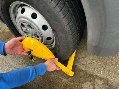 Milenco Wraith 3 Motorhome Wheel Lock Clamp