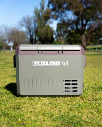 myCOOLMAN 43L Portable Fridge/Freezer – Single Zone – 12/24V DC + 240V AC – Bluetooth App Control