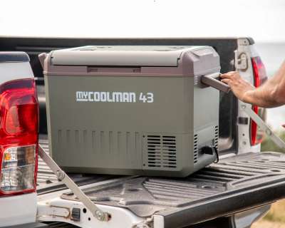 myCOOLMAN 43L Portable Fridge/Freezer – Single Zone – 12/24V DC + 240V AC – Bluetooth App Control