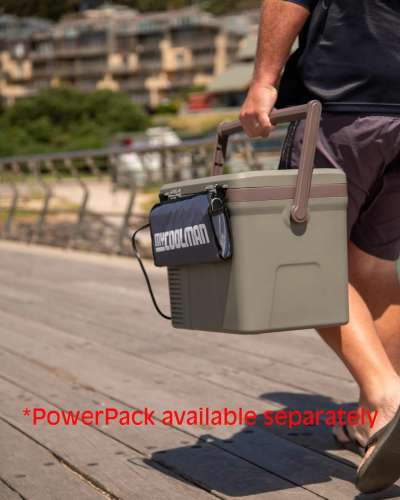 myCOOLMAN 20L Portable Fridge/Freezer – Single Zone – 12/24V DC + 240V AC – Compact & Lightweight