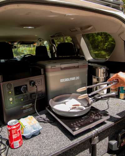 myCOOLMAN 20L Portable Fridge/Freezer – Single Zone – 12/24V DC + 240V AC – Compact & Lightweight