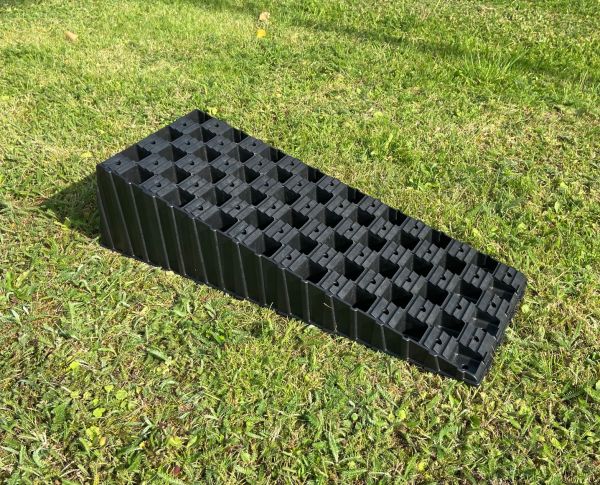 Milenco MGI Wedge Level XL – Pair of Wheel Levelling Ramps – 66 x 21.5 x 15 cm – 1000 kg per Wheel (6637)