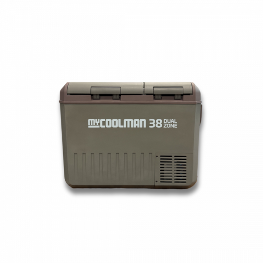 myCOOLMAN 38L Icebox – Medium Hard Cooler with Drain Plug, Tie-Down Points & Bottle Opener