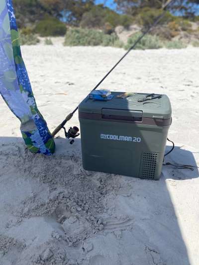 myCOOLMAN 20L Portable Fridge/Freezer – Single Zone – 12/24V DC + 240V AC – Compact & Lightweight