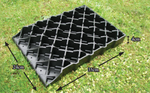 Milenco Stacka Levels with Tyre Saver Top – Interlocking Caravan & Motorhome Levelling Blocks (1500kg per Wheel)