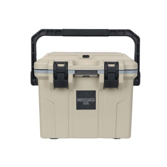 myCOOLMAN 16L Icebox – Compact Hard Cooler with Baskets, Dry-Store Lid & Bottle Opener