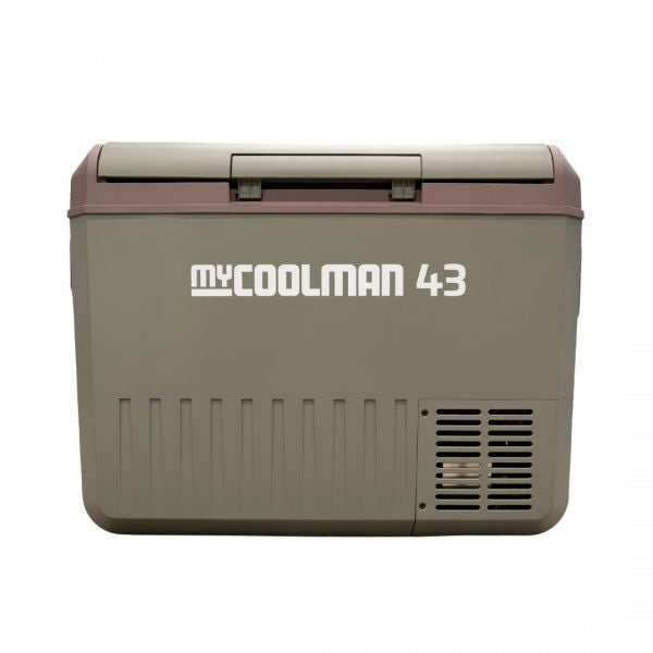 myCOOLMAN 43L Portable Fridge/Freezer – Single Zone – 12/24V DC + 240V AC – Bluetooth App Control