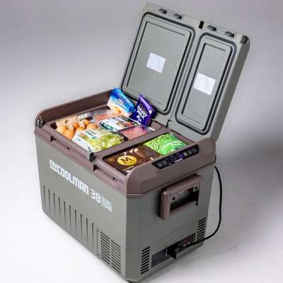 myCOOLMAN 38L Icebox – Medium Hard Cooler with Drain Plug, Tie-Down Points & Bottle Opener