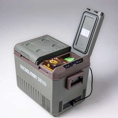 myCOOLMAN 38L Icebox – Medium Hard Cooler with Drain Plug, Tie-Down Points & Bottle Opener