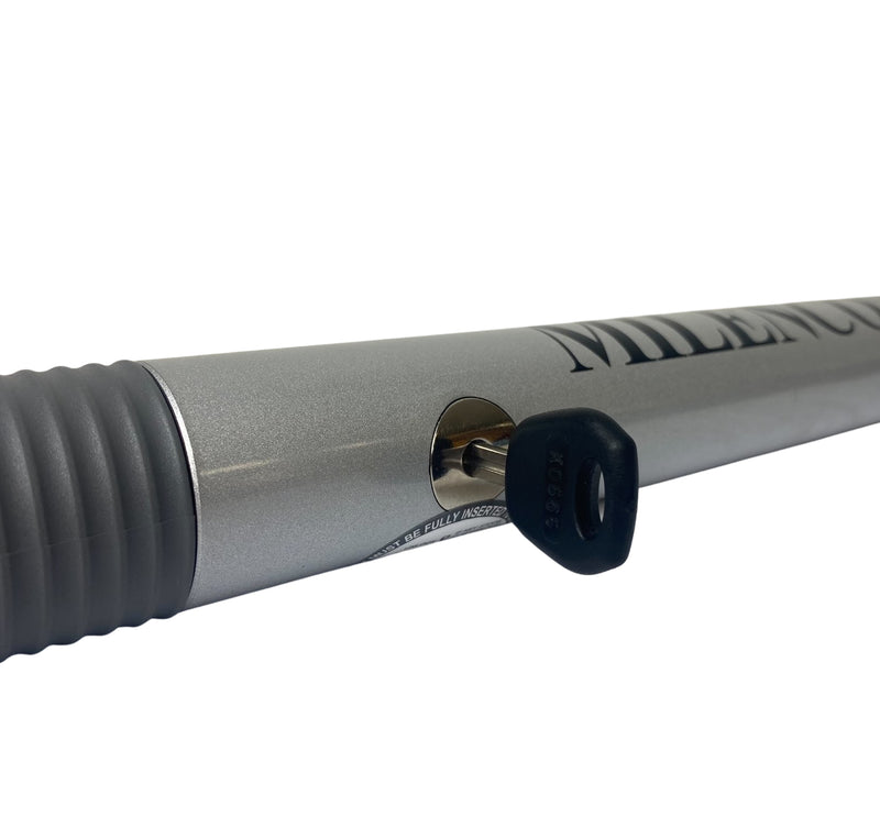 Milenco High-Security Steering Wheel Lock Silver