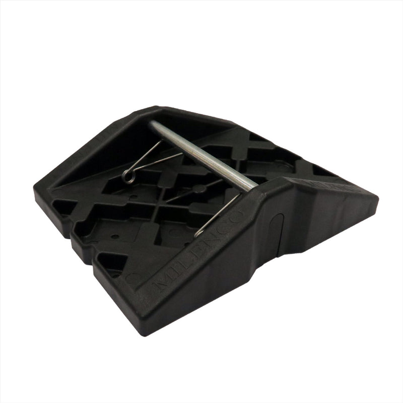 Milenco Stacka Corner Foot (Single) – Clip & Lock, Spring-Loaded Corner Steady Foot for Uneven Ground