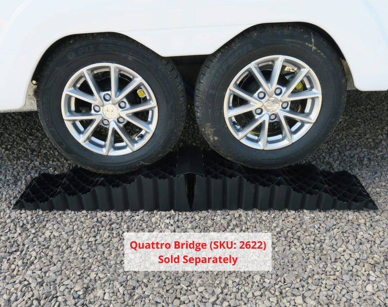 Milenco Quattro Huge Levels Pair - The Tallest Lifting and Only 4 Step Caravan Level on the Market