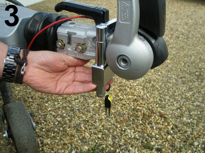 Milenco Compact AKS 3004 Hitch Lock – SCM MP03 & Sold Secure Gold Approved (Fits AL-KO AKS 2004/3004/AKS10) – 4992