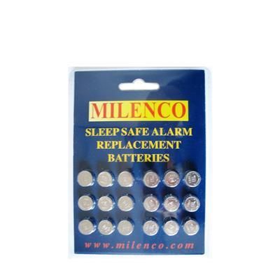 Milenco Sleep Safe Alarm Replacement Batteries Pack 18
