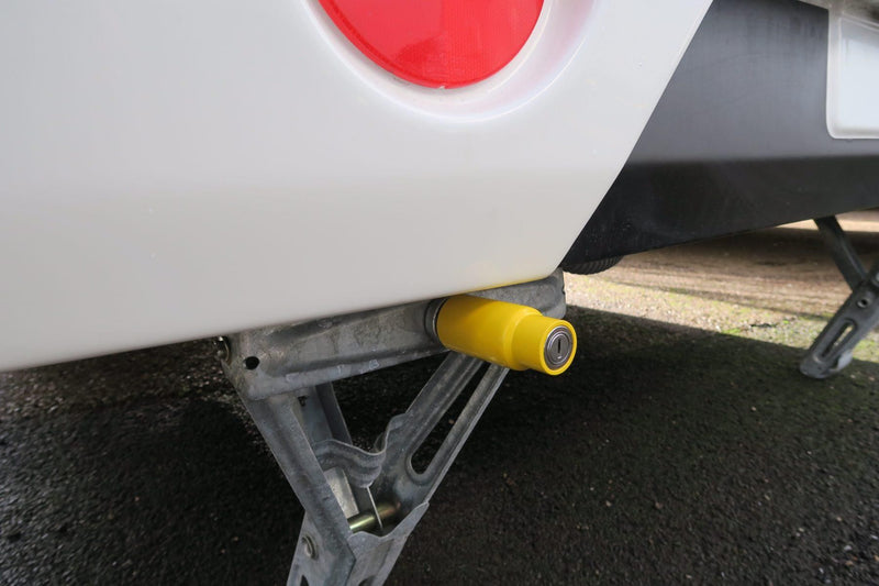 Milenco Corner Steady Leg Nut Locks – Pair | Keyed-Alike Caravan/Trailer Leg Security (Locks Legs Down) – 2196