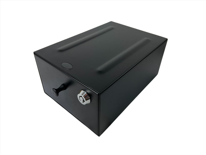 Milenco Caravan Safe – Floor-Mount Security Box with Fitting Kit (10×15×22cm), 2 Keys (1427)