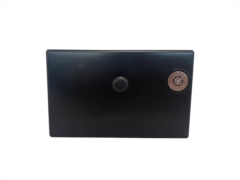 Milenco Vehicle Safe with Cable – Portable Car & Motorhome Security Box (10×15×22cm) – 2 Keys (1434)