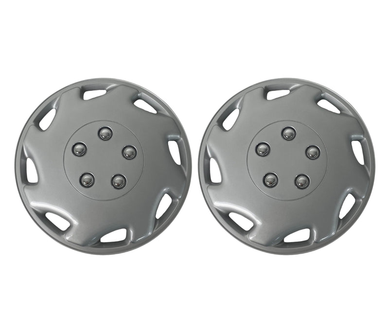 Milenco Silver Wheel Trims - 14" - Explorer 2008 Onwards - Caravan Steel Wheels - Set of 4 (440S)