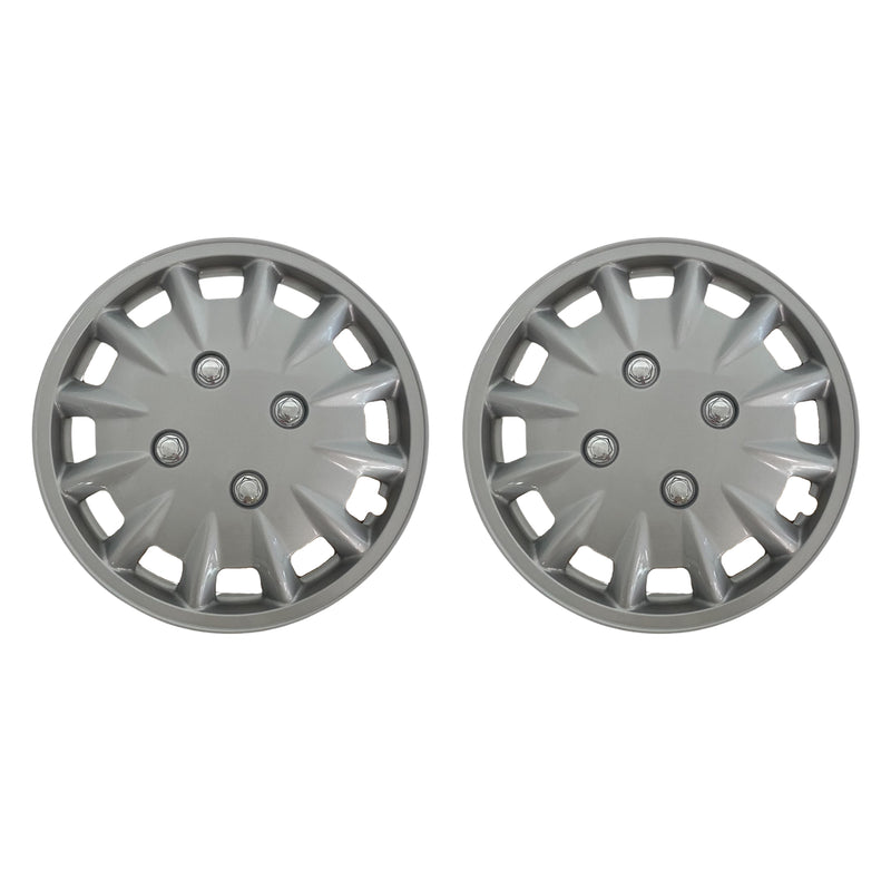 Milenco Silver Wheel Trims – 13" – Caravan/Trailer Steel Wheels – Set of 4