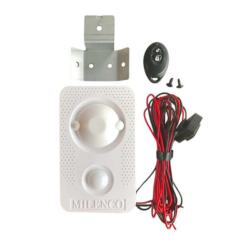 Milenco Remote Alarm – 12V Wireless Vehicle Alarm with Code-Hopping Remote & Panic Feature