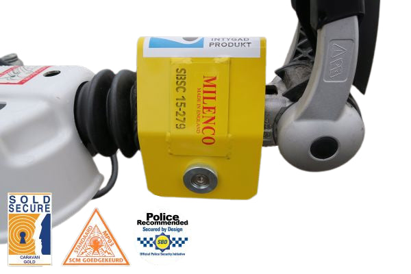 Milenco Super Heavy Duty AKS 3004 Hitch Lock – Swedish SSF, Sold Secure Gold & SCM MP03 Approved (Fits AL-KO AKS 2004/3004/AKS10) – 4503