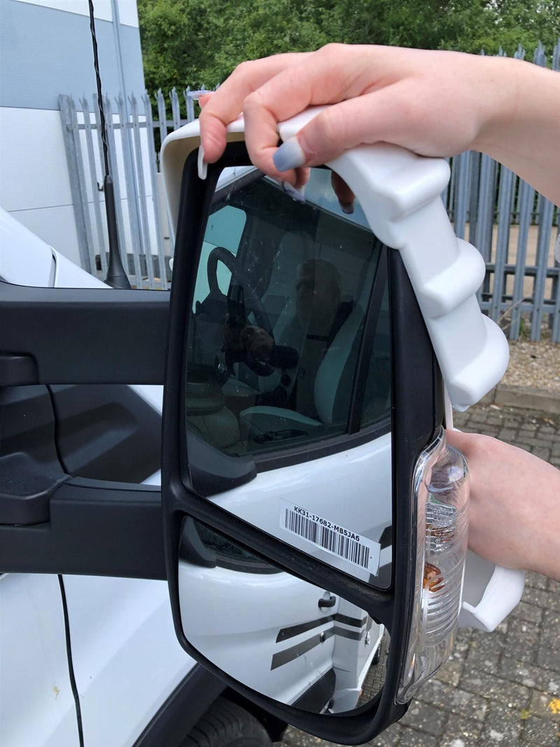 Ford Mirror Bumper Protectors x 2  (Black) Long Arm