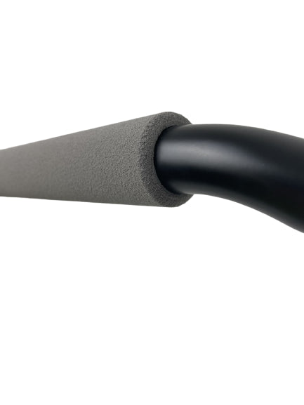 Milenco Safety Hand Rail XL – Black Non-Locking Grab Handle for Caravans & Motorhomes (Stainless Fittings, Easy Fit)