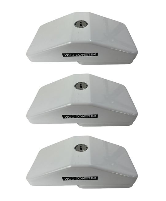 Milenco Door Lock – Triple Pack Keyed Alike | High-Security RV Locks (Anti-Bump, Slide Action, Through-Wall Fit) – 2059 - Milenco security products offering high-level protection for caravans and motorhomes, including wheel locks, hitchlocks and door locks - My Milenco