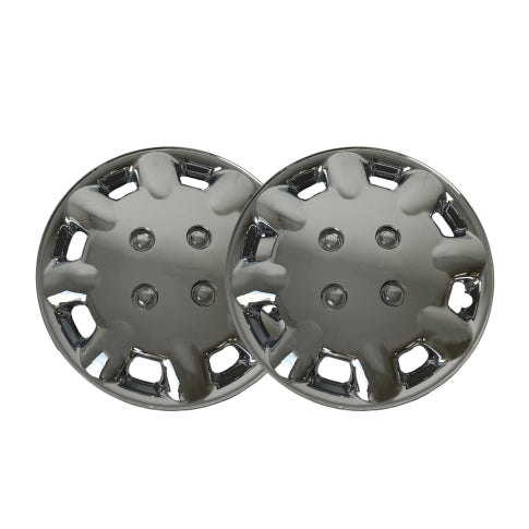 Milenco Chrome Wheel Trims – 13" – Caravan/Trailer Steel Wheels – Set of 4 (333C)